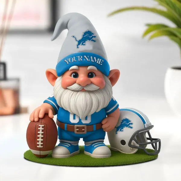 Detroit Lions New Cute Acrylic Block Plaque SPTCABP018