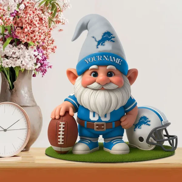 Detroit Lions New Cute Acrylic Block Plaque SPTCABP018 - Image 2