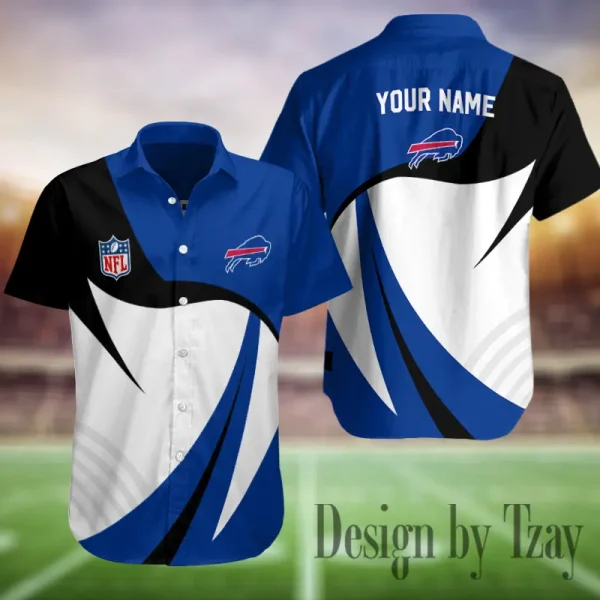 Buffalo Bills Button Shirt Summer Holiday Gift For Sports Enthusiast AZCBS335