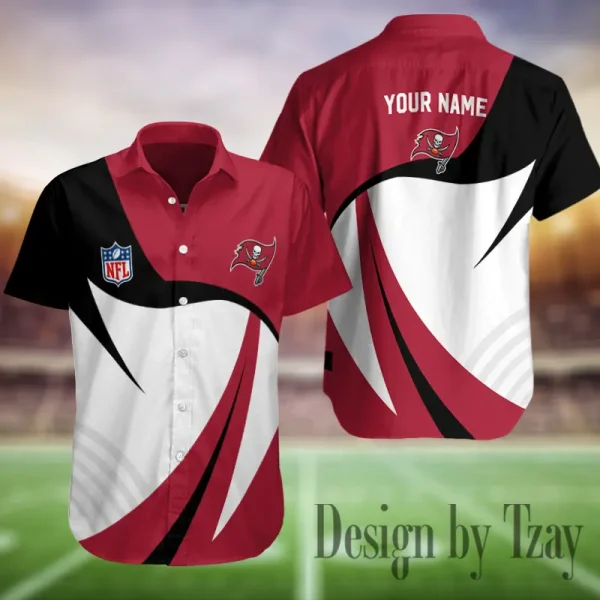 Tampa Bay Buccaneers Button Shirt Summer Holiday Gift For Sports Enthusiast AZCBS361