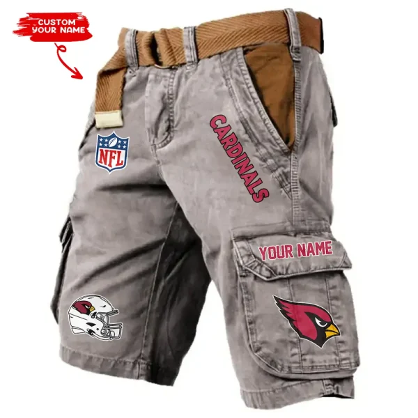 Arizona Cardinals Pocket Print Cargo Shorts (Belt Not Included) trending 2025 S9MCS431 - Image 5