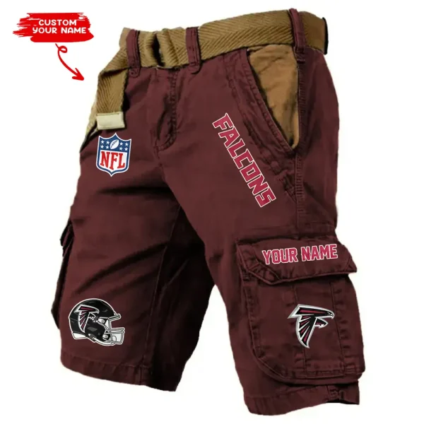 Atlanta Falcons Pocket Print Cargo Shorts (Belt Not Included) trending 2025 S9MCS432 - Image 4