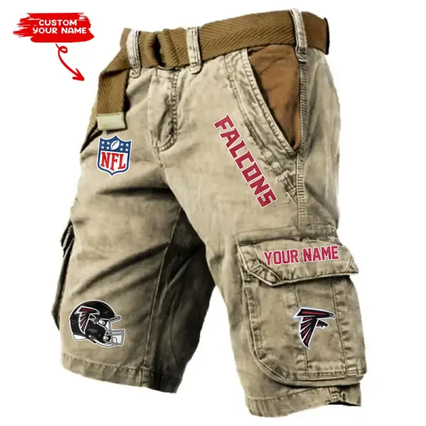 Atlanta Falcons Pocket Print Cargo Shorts (Belt Not Included) trending 2025 S9MCS432 - Image 5