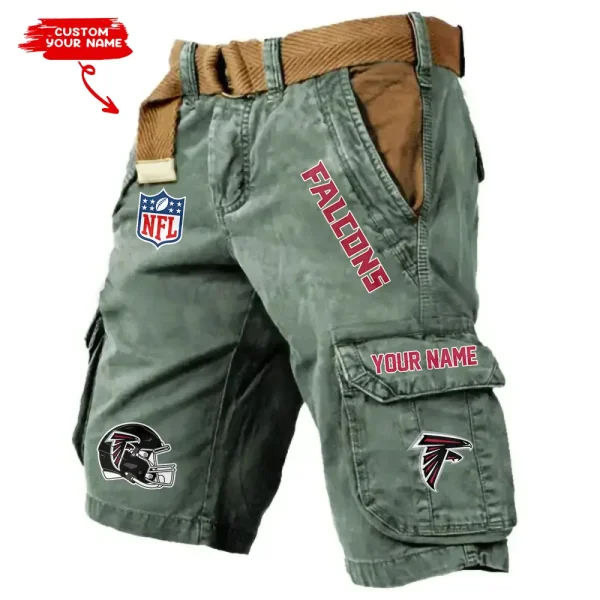 Atlanta Falcons Pocket Print Cargo Shorts (Belt Not Included) trending 2025 S9MCS432 - Image 6