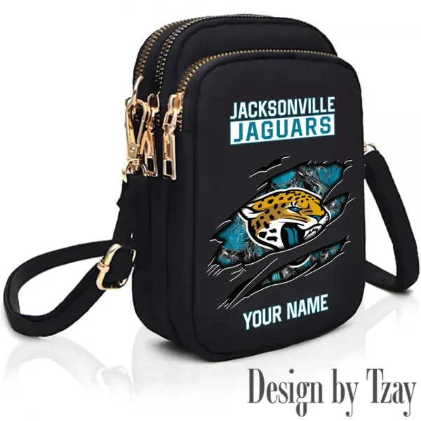 Jacksonville Jaguars Cute Shoulder Bag With Colorful Canvas Zipper Printed S9CBB534 - Image 2