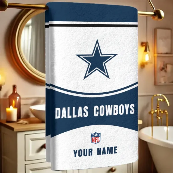 Dallas Cowboys New Bath Towel Custom Any Name Gift For Fan SPTNBATHTOWEL073