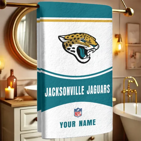 Jacksonville Jaguars New Bath Towel Custom Any Name Gift For Fan SPTNBATHTOWEL079