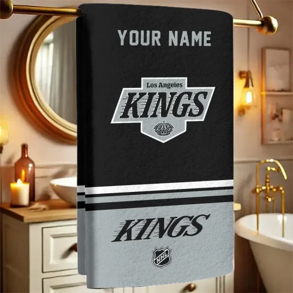 Los Angeles Kings NHL New Bath Towel Custom Any Name Gift For Fan SPTNBATHTOWEL109