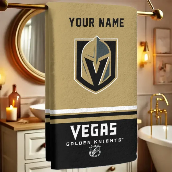 Vegas Golden Knights NHL New Bath Towel Custom Any Name Gift For Fan SPTNBATHTOWEL126