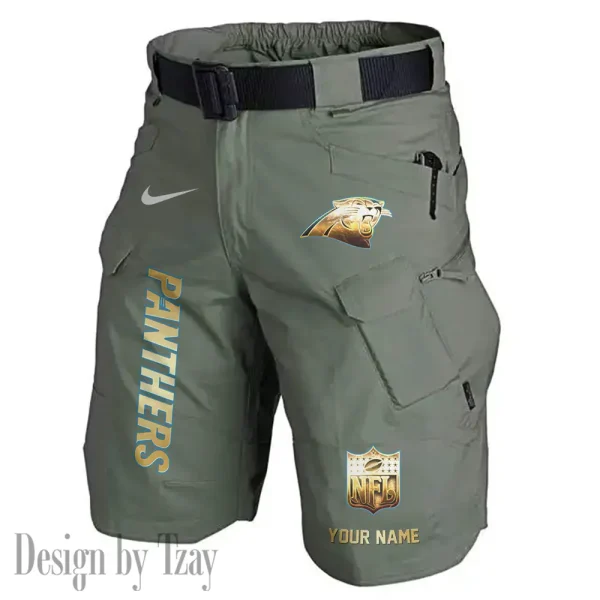 Carolina Panthers Road Cycle Tactical Shorts Men (Belt Not Included) AZFPSHORT345