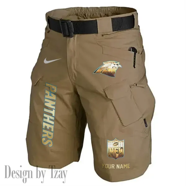 Carolina Panthers Road Cycle Tactical Shorts Men (Belt Not Included) AZFPSHORT345 - Image 2