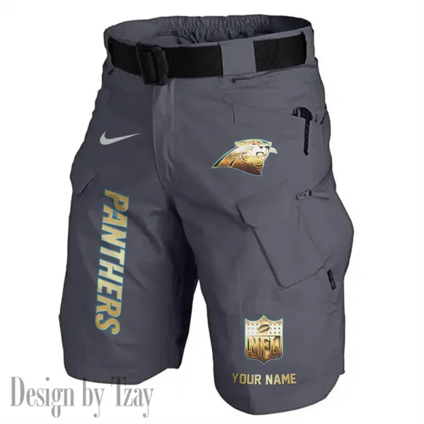 Carolina Panthers Road Cycle Tactical Shorts Men (Belt Not Included) AZFPSHORT345 - Image 3