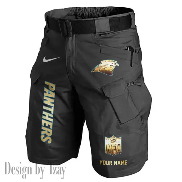 Carolina Panthers Road Cycle Tactical Shorts Men (Belt Not Included) AZFPSHORT345 - Image 4