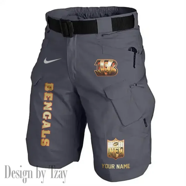 Cincinnati Bengals Road Cycle Tactical Shorts Men (Belt Not Included) AZFPSHORT347 - Image 5