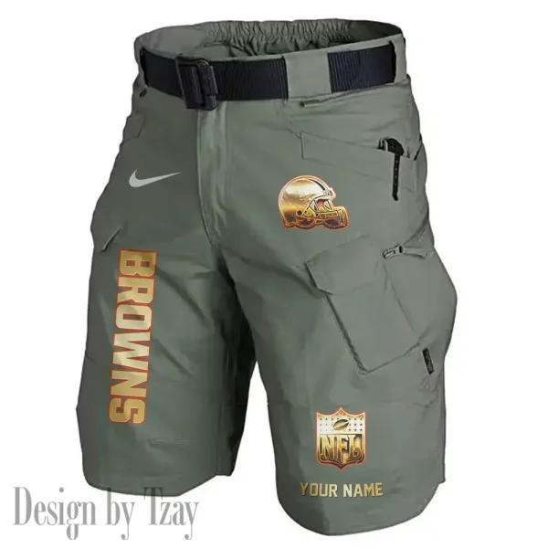 Cleveland Browns Road Cycle Tactical Shorts Men (Belt Not Included) AZFPSHORT348