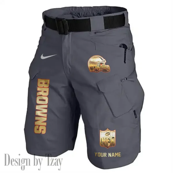Cleveland Browns Road Cycle Tactical Shorts Men (Belt Not Included) AZFPSHORT348 - Image 3