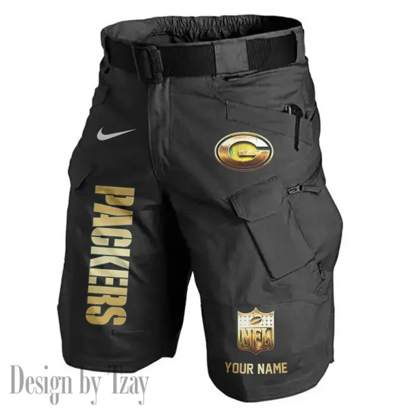 Green Bay Packers Road Cycle Tactical Shorts Men (Belt Not Included) AZFPSHORT352