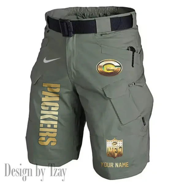 Green Bay Packers Road Cycle Tactical Shorts Men (Belt Not Included) AZFPSHORT352 - Image 4