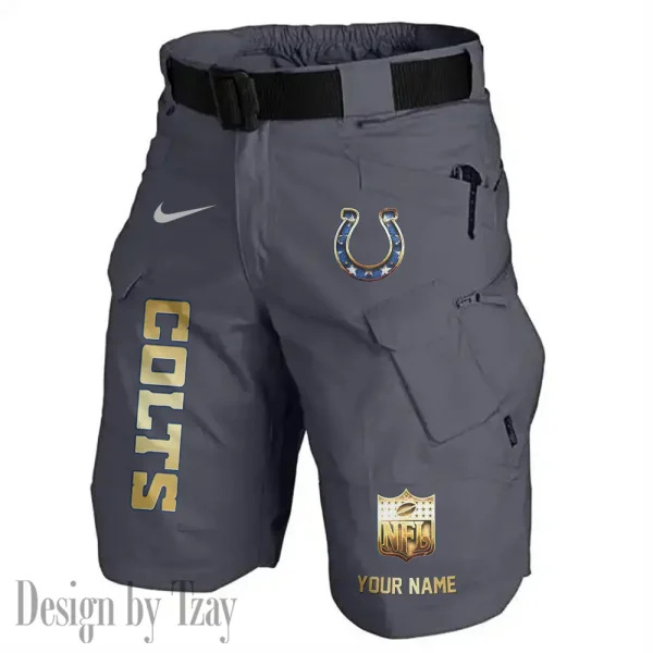 Indianapolis Colts Road Cycle Tactical Shorts Men (Belt Not Included) AZFPSHORT354