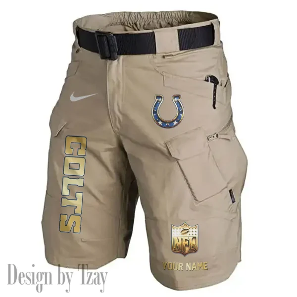 Indianapolis Colts Road Cycle Tactical Shorts Men (Belt Not Included) AZFPSHORT354 - Image 3