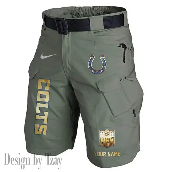 Indianapolis Colts Road Cycle Tactical Shorts Men (Belt Not Included) AZFPSHORT354 - Image 4