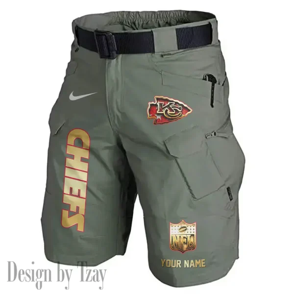 Kansas City Chiefs Road Cycle Tactical Shorts Men (Belt Not Included) AZFPSHORT356 - Image 4