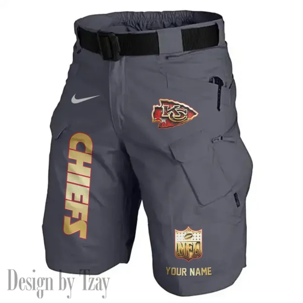 Kansas City Chiefs Road Cycle Tactical Shorts Men (Belt Not Included) AZFPSHORT356 - Image 5