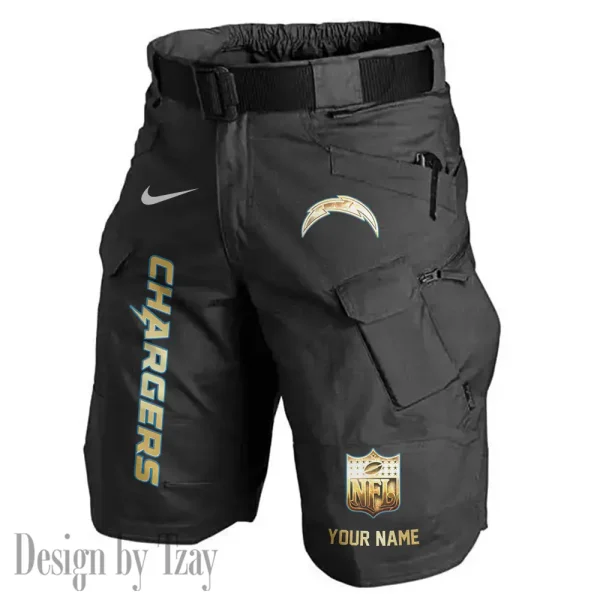 Los Angeles Chargers Road Cycle Tactical Shorts Men (Belt Not Included) AZFPSHORT358 - Image 4