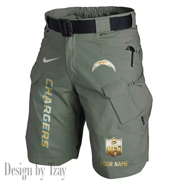 Los Angeles Chargers Road Cycle Tactical Shorts Men (Belt Not Included) AZFPSHORT358 - Image 5