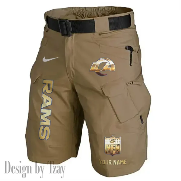 Los Angeles Rams Road Cycle Tactical Shorts Men (Belt Not Included) AZFPSHORT359 - Image 2
