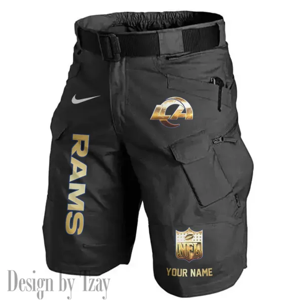 Los Angeles Rams Road Cycle Tactical Shorts Men (Belt Not Included) AZFPSHORT359 - Image 4