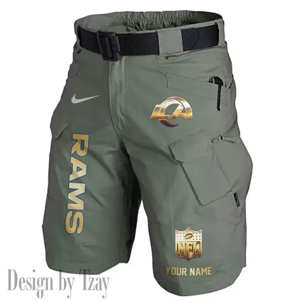 Los Angeles Rams Road Cycle Tactical Shorts Men (Belt Not Included) AZFPSHORT359 - Image 5