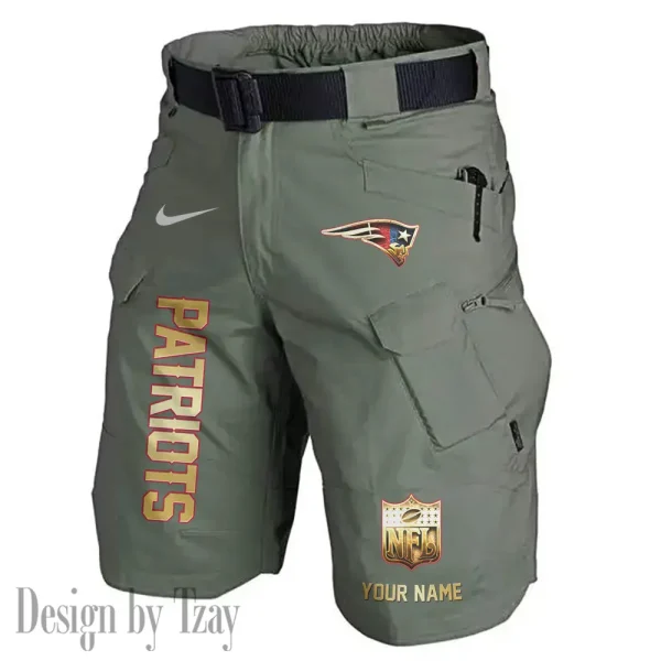 New England Patriots Road Cycle Tactical Shorts Men (Belt Not Included) AZFPSHORT362 - Image 3
