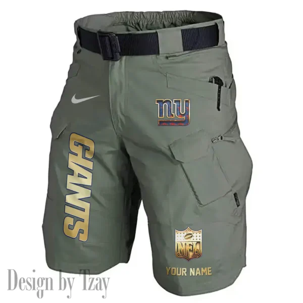 New York Giants Road Cycle Tactical Shorts Men (Belt Not Included) AZFPSHORT364