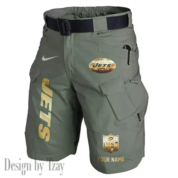 New York Jets Road Cycle Tactical Shorts Men (Belt Not Included) AZFPSHORT365 - Image 2