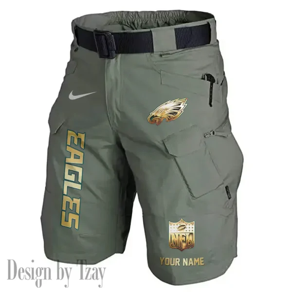 Philadelphia Eagles Road Cycle Tactical Shorts Men (Belt Not Included) AZFPSHORT366