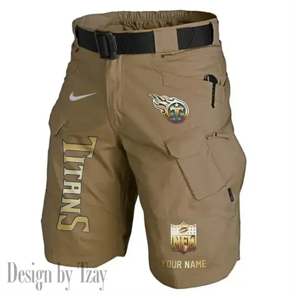 Tennessee Titans Road Cycle Tactical Shorts Men (Belt Not Included) AZFPSHORT371