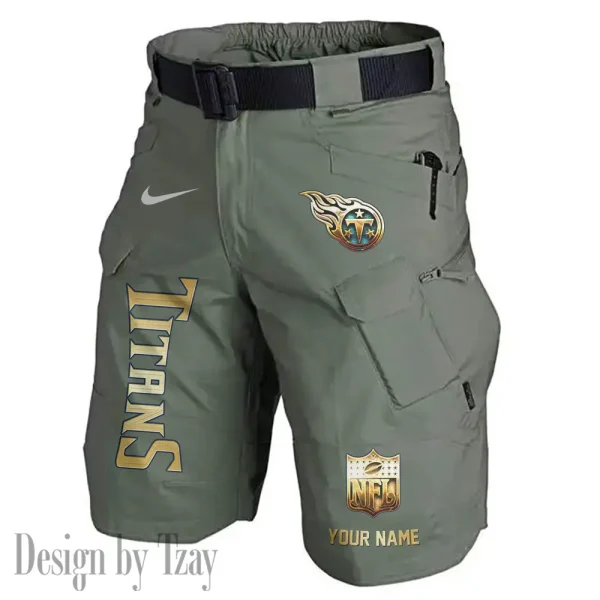 Tennessee Titans Road Cycle Tactical Shorts Men (Belt Not Included) AZFPSHORT371 - Image 2