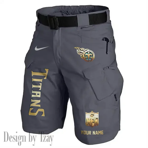 Tennessee Titans Road Cycle Tactical Shorts Men (Belt Not Included) AZFPSHORT371 - Image 5