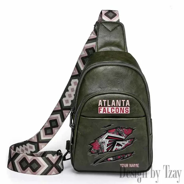 Atlanta Falcons Leather Relang Sling Bag for Women Crossbody For Travel And Daily Use SPTLRSB002 - Image 5
