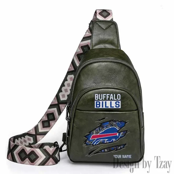 Buffalo Bills Leather Relang Sling Bag for Women Crossbody For Travel And Daily Use SPTLRSB004 - Image 4