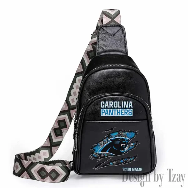 Carolina Panthers Leather Relang Sling Bag for Women Crossbody For Travel And Daily Use SPTLRSB005 - Image 2