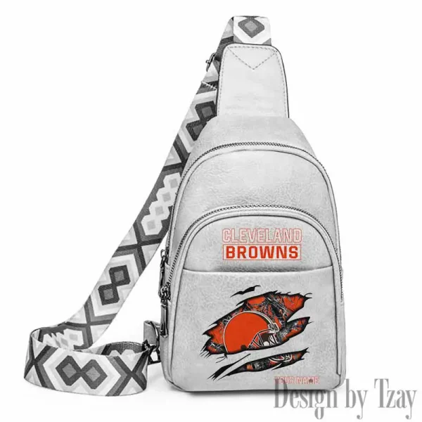 Cleveland Browns Leather Relang Sling Bag for Women Crossbody For Travel And Daily Use SPTLRSB008