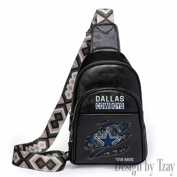 Dallas Cowboys Leather Relang Sling Bag for Women Crossbody For Travel And Daily Use SPTLRSB009 - Image 5