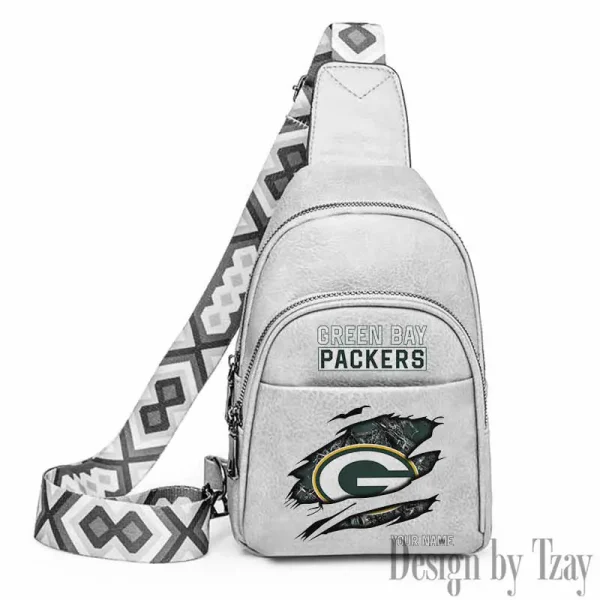 Green Bay Packers Leather Relang Sling Bag for Women Crossbody For Travel And Daily Use SPTLRSB012 - Image 3