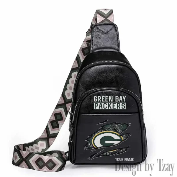 Green Bay Packers Leather Relang Sling Bag for Women Crossbody For Travel And Daily Use SPTLRSB012 - Image 4