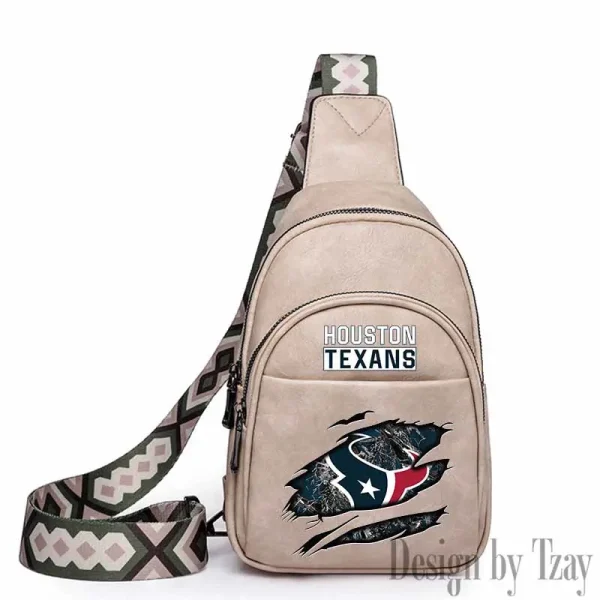 Houston Texans Leather Relang Sling Bag for Women Crossbody For Travel And Daily Use SPTLRSB013