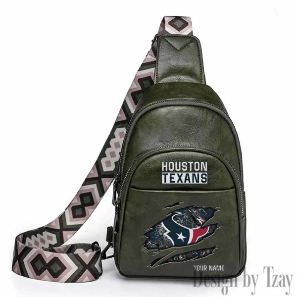 Houston Texans Leather Relang Sling Bag for Women Crossbody For Travel And Daily Use SPTLRSB013 - Image 3