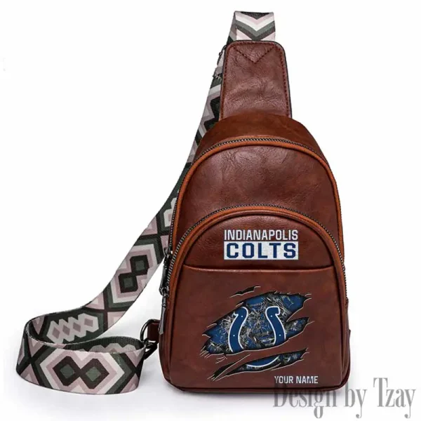 Indianapolis Colts Leather Relang Sling Bag for Women Crossbody For Travel And Daily Use SPTLRSB014 - Image 5