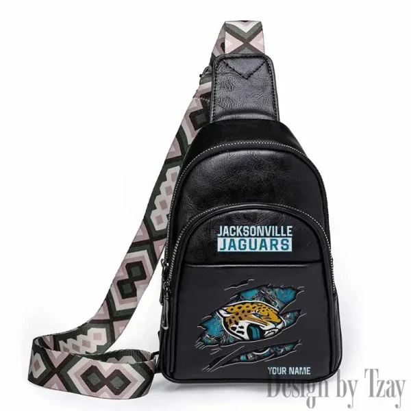 Jacksonville Jaguars Leather Relang Sling Bag for Women Crossbody For Travel And Daily Use SPTLRSB015